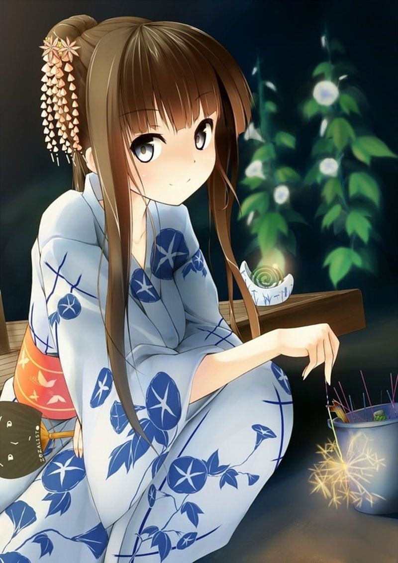 Appeal of kimono and yukata examined in erotic pictures 7