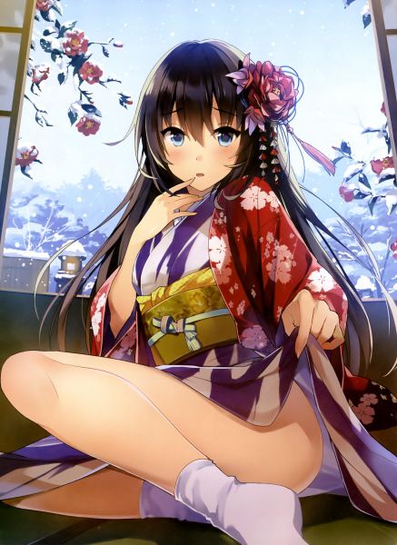 Too erotic picture of kimono and yukata! 9
