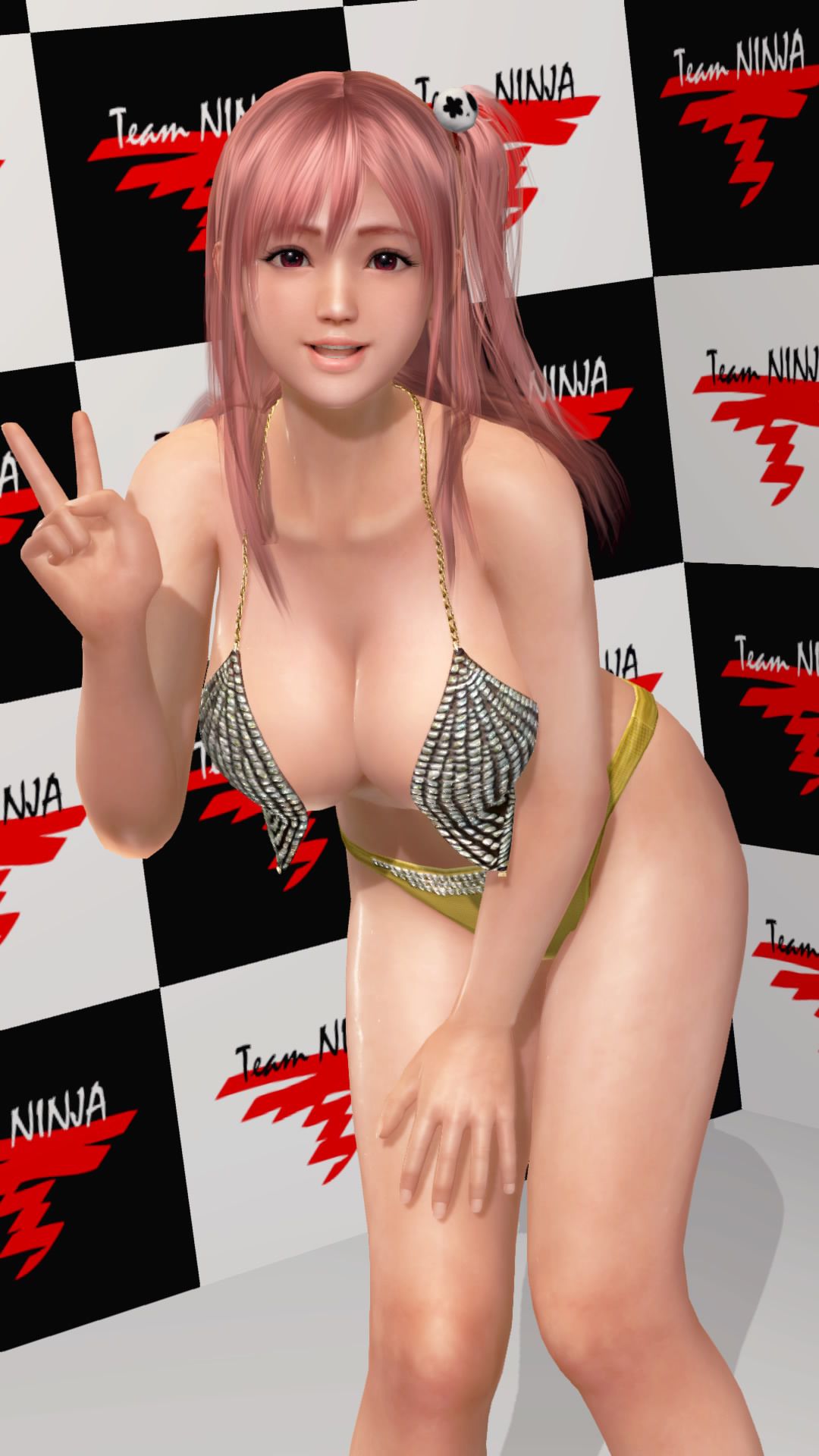 Photo session with DOAX3 new swimsuit 'Mills mess"(faint, Hitomi, Marie, autumn leaves, Elena ed.) 1