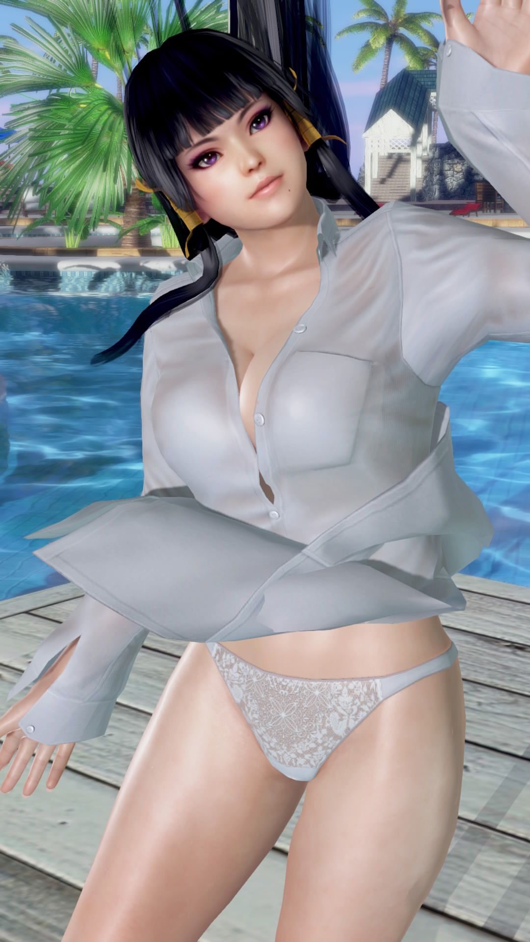 Wake-up DOAX3 new swimsuit with the shooting Association (Marie-Rose, Onna Tengu) 19