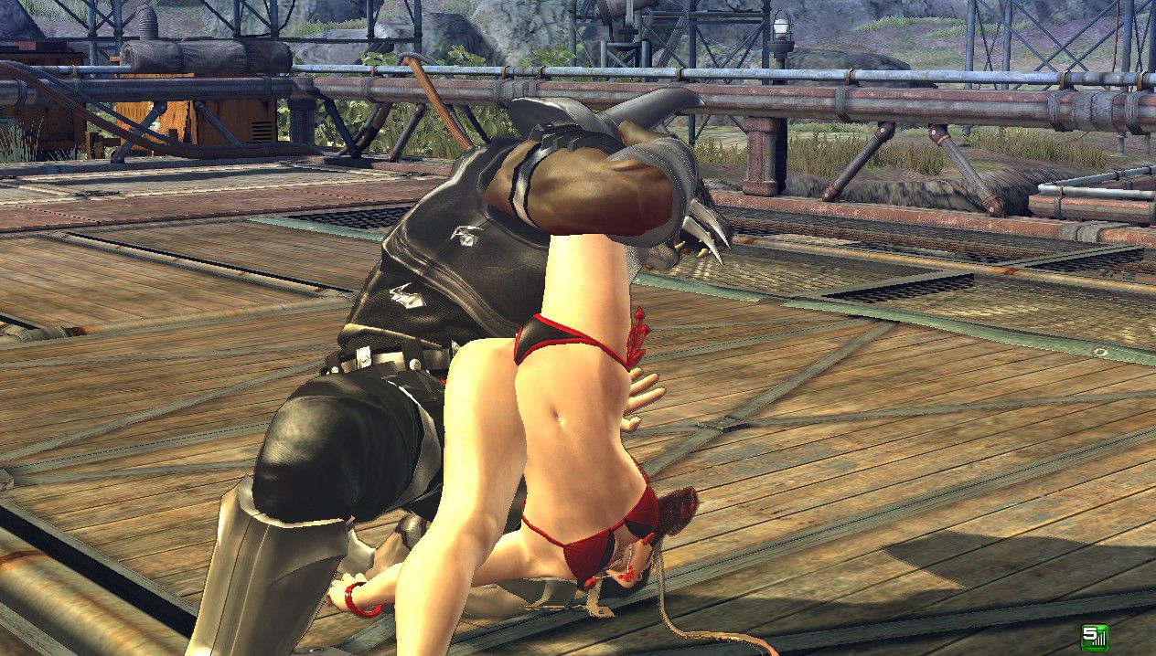 [Tekken Revo] tried teasing bikini Eliza in grappling, part 2 11