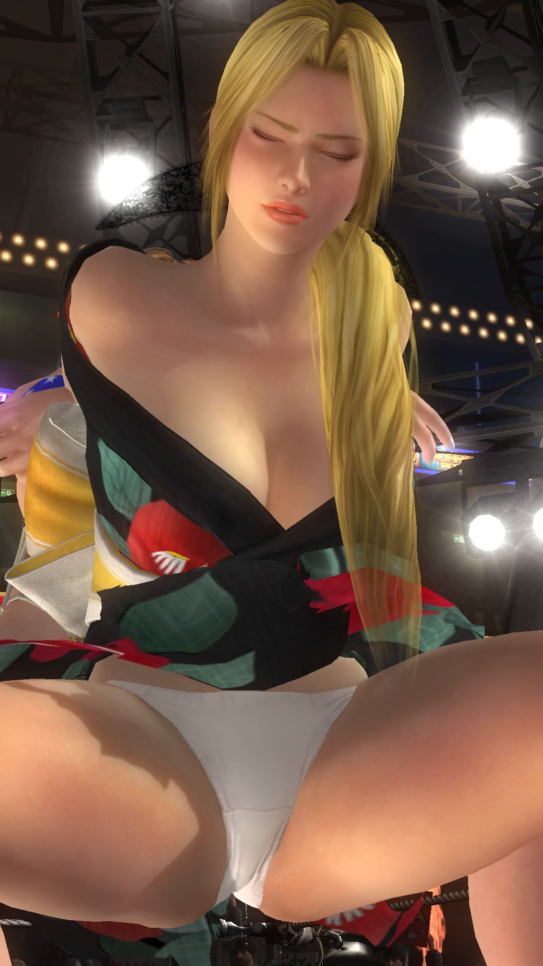 DOA5LR happy yukata COS your panties introduction (haze, Elena, Lisa) 17