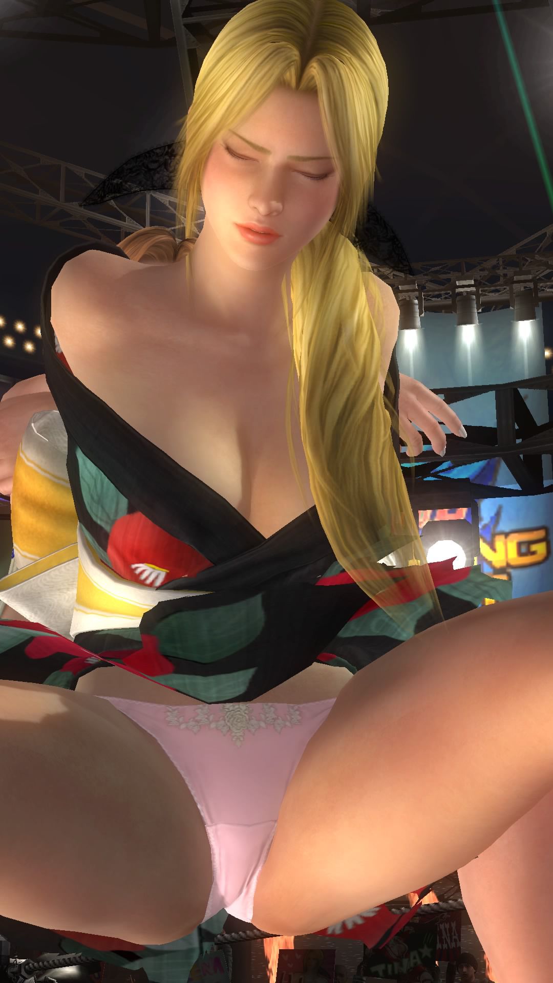 DOA5LR happy yukata COS your panties introduction (haze, Elena, Lisa) 25