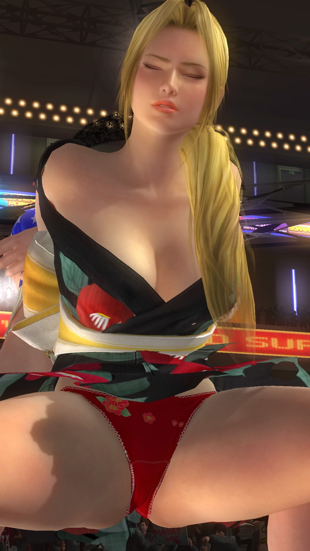 DOA5LR happy yukata COS your panties introduction (haze, Elena, Lisa) 29