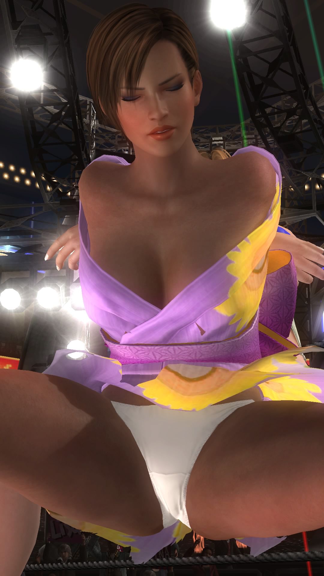 DOA5LR happy yukata COS your panties introduction (haze, Elena, Lisa) 33