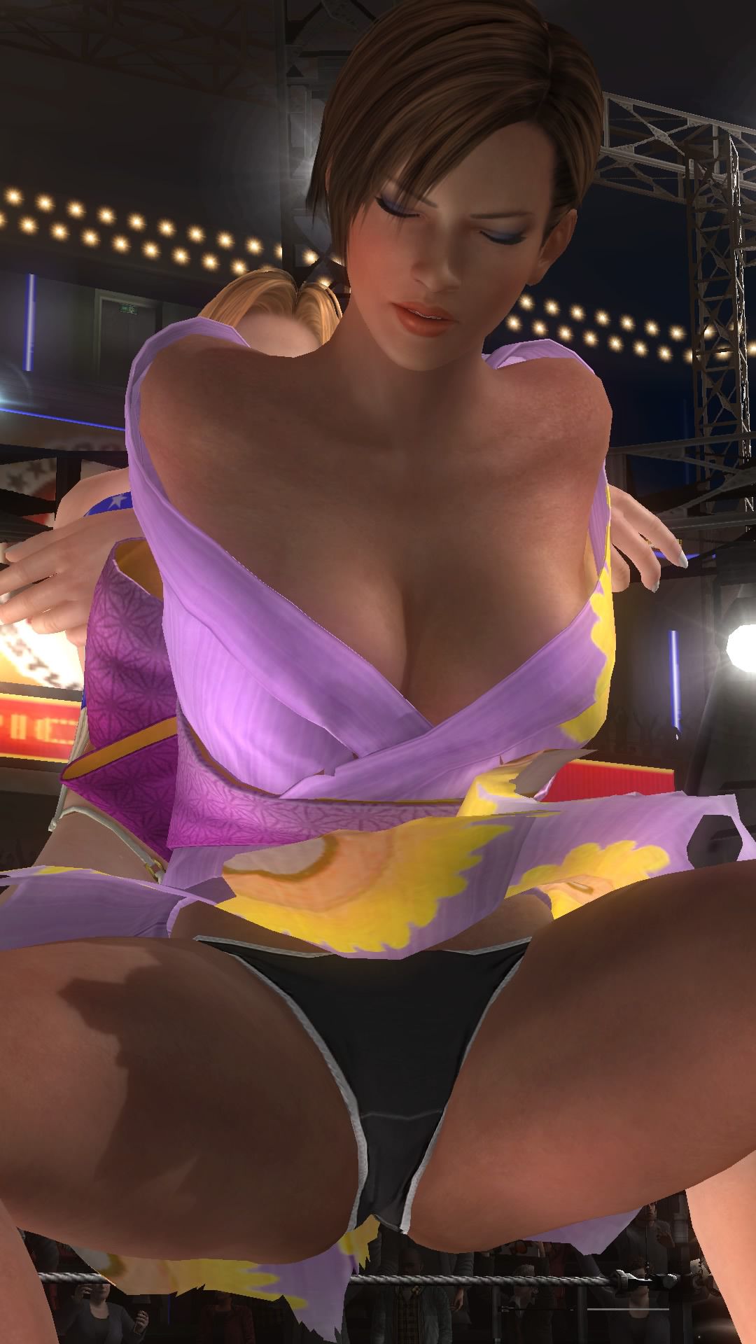 DOA5LR happy yukata COS your panties introduction (haze, Elena, Lisa) 45