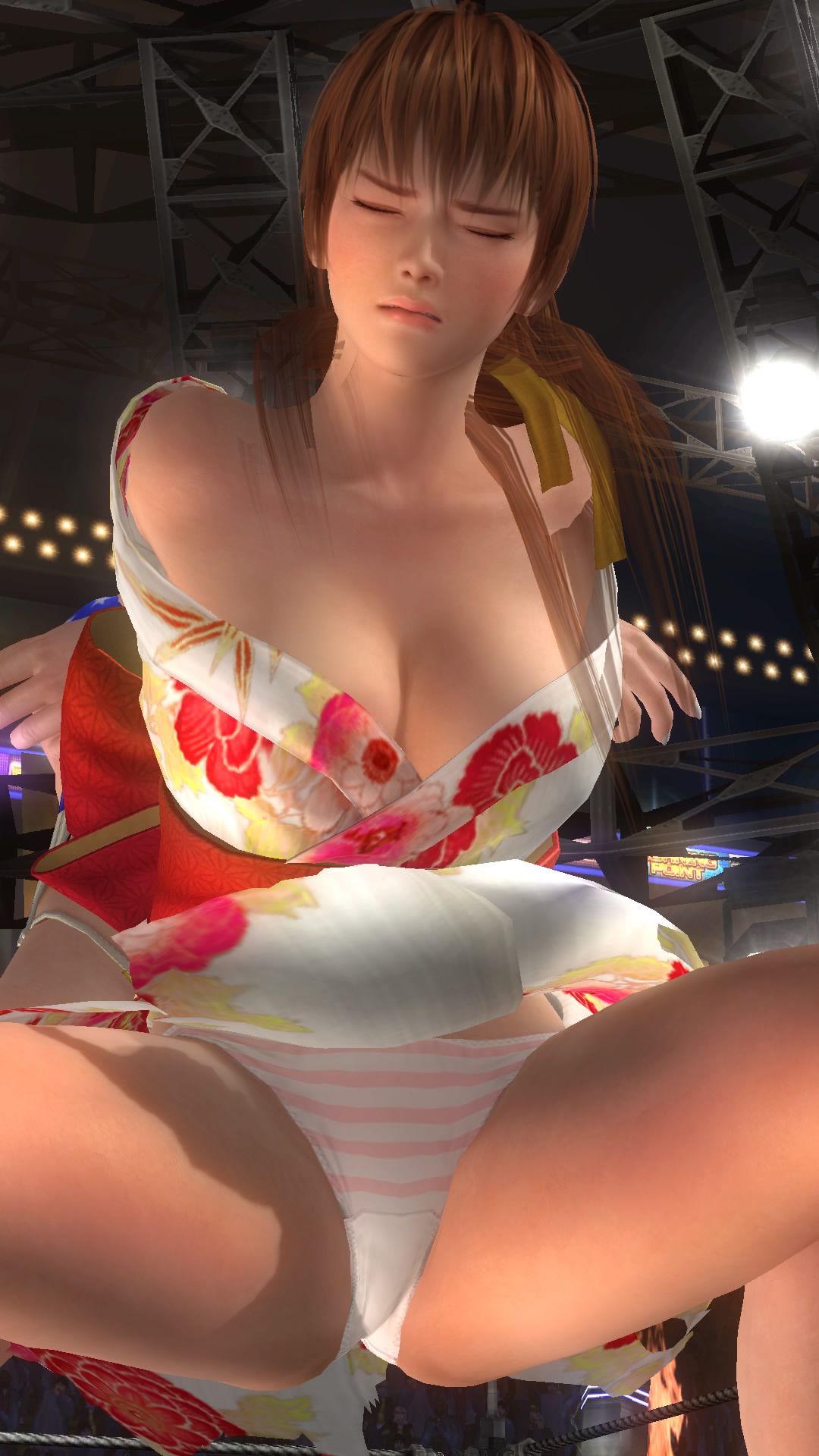 DOA5LR happy yukata COS your panties introduction (haze, Elena, Lisa) 5