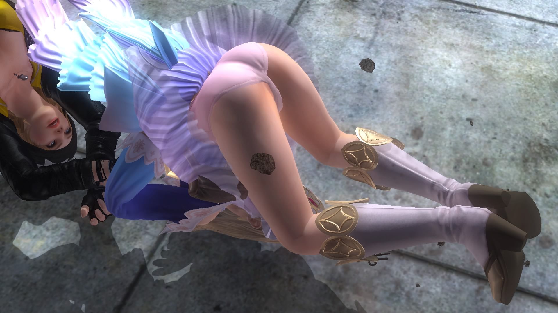 DOA5LR Marie-Rose (gas tecos) a Romero special, burst J O S in ryona 34