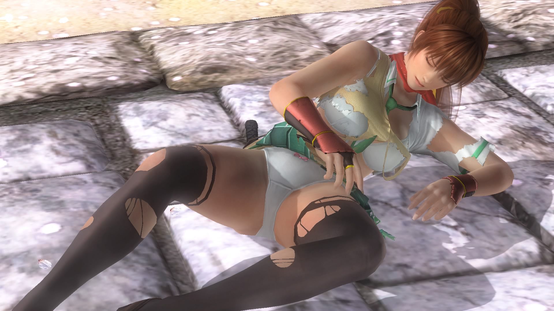 DOA5LR or corner (cagrakos) in the early summer rain Lotus's ryona 38