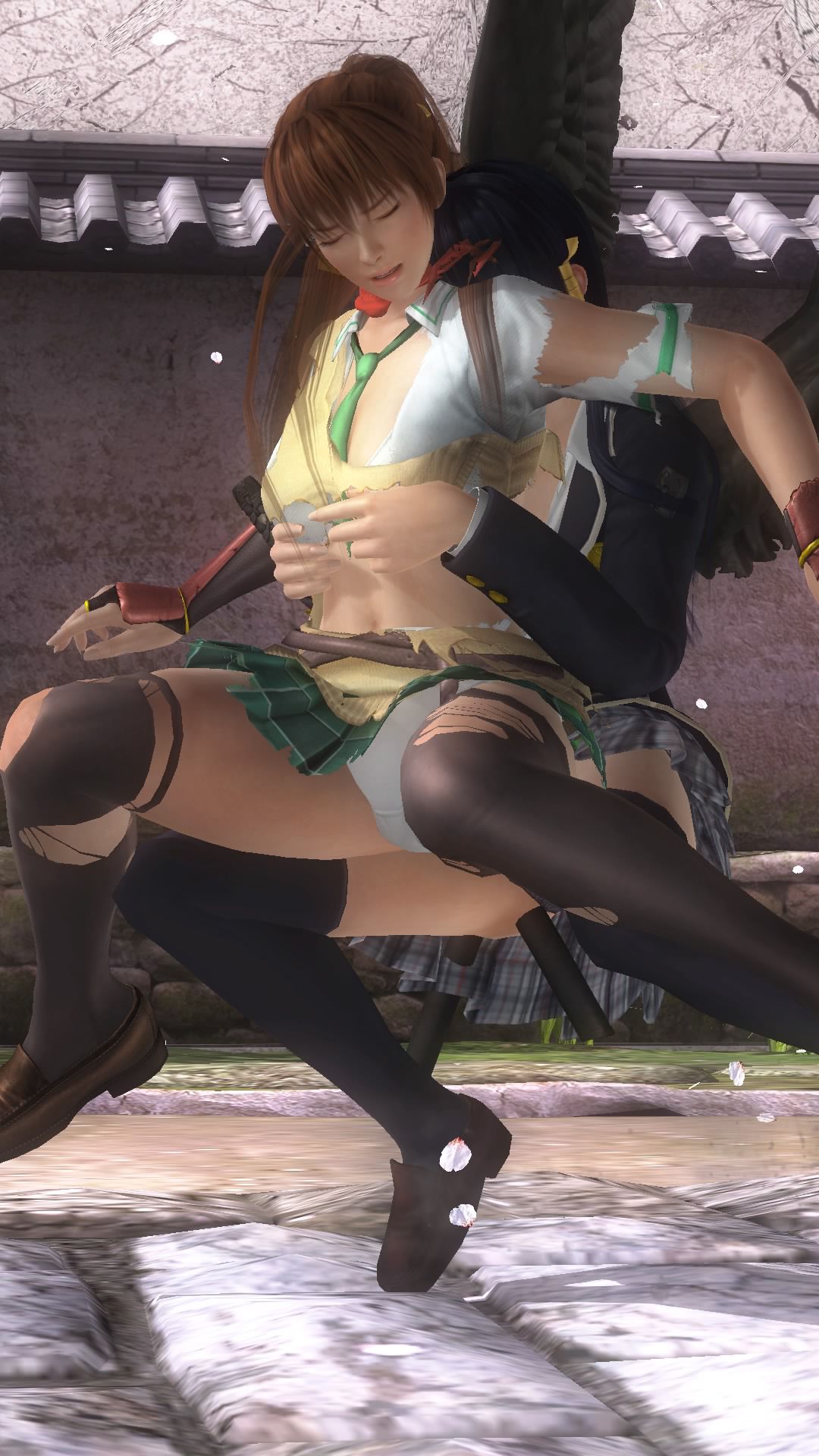 DOA5LR or corner (cagrakos) in the early summer rain Lotus's ryona 4