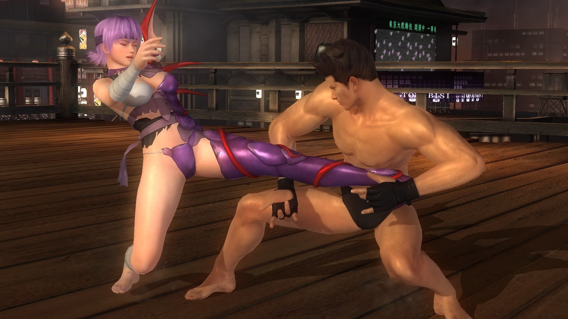 DOA5LR ayane (ravaging armor) in the deep Dragon, Dragon twist at ryona 20