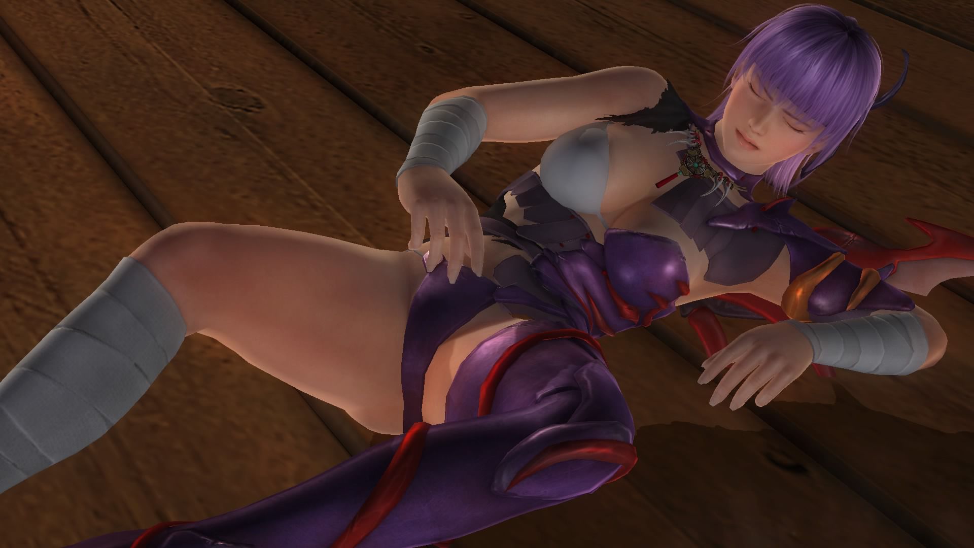 DOA5LR ayane (ravaging armor) in the deep Dragon, Dragon twist at ryona 47