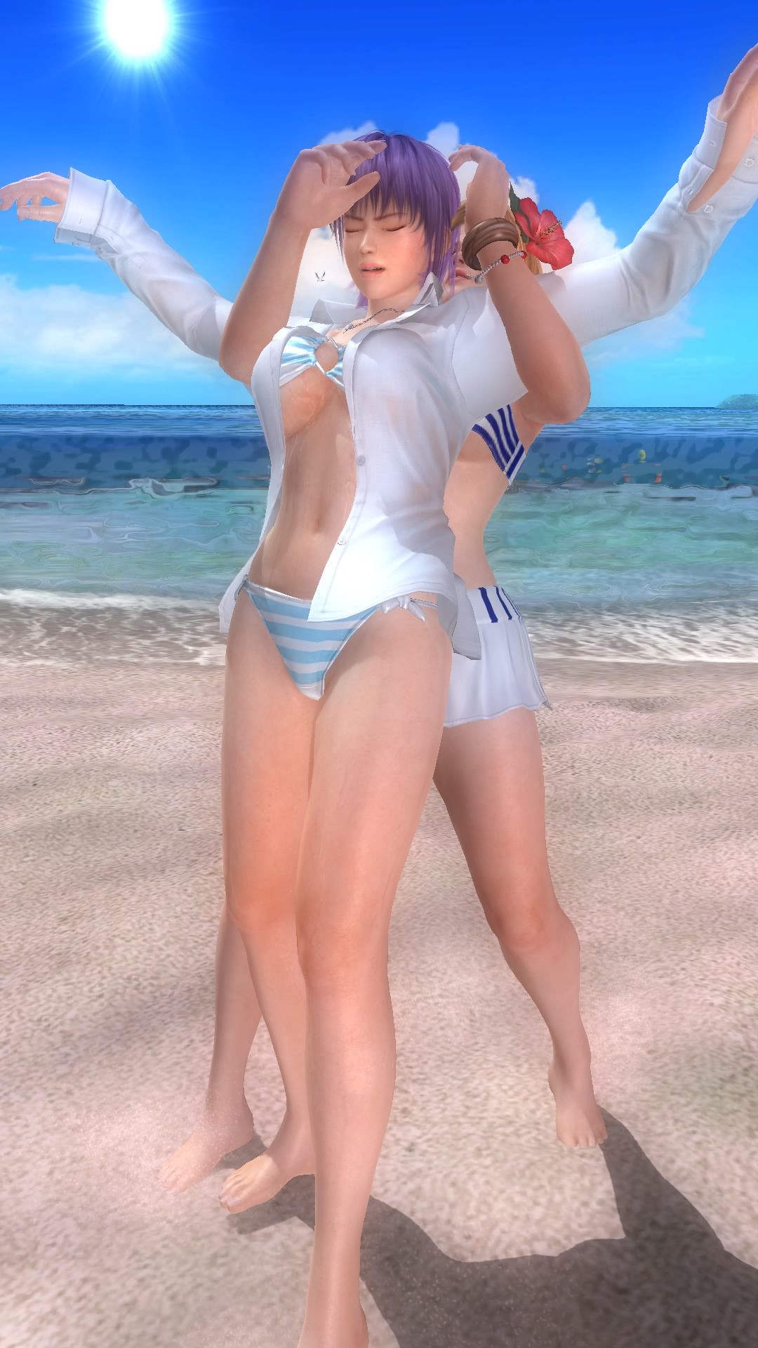 Ayane DOA5LR (lovely summer COS) in bouanndoaroo, Dragon suplex on ryona 20