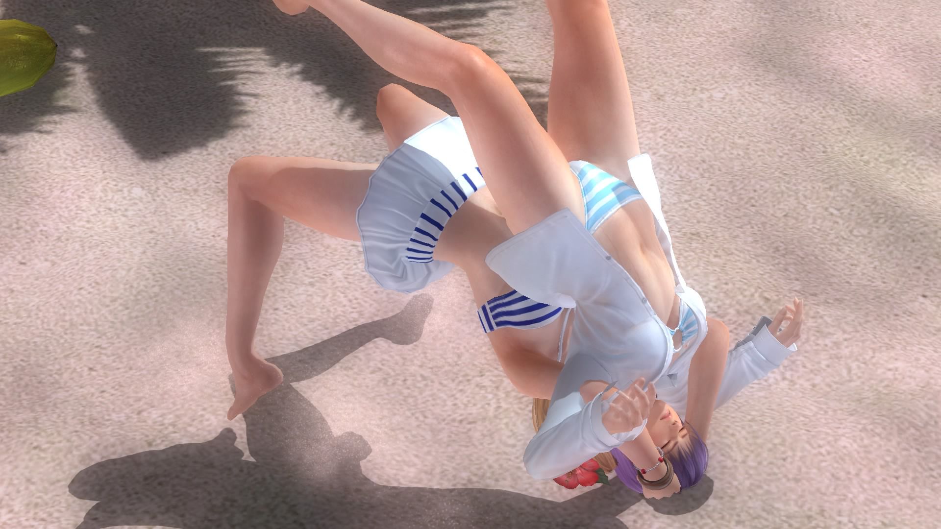 Ayane DOA5LR (lovely summer COS) in bouanndoaroo, Dragon suplex on ryona 29