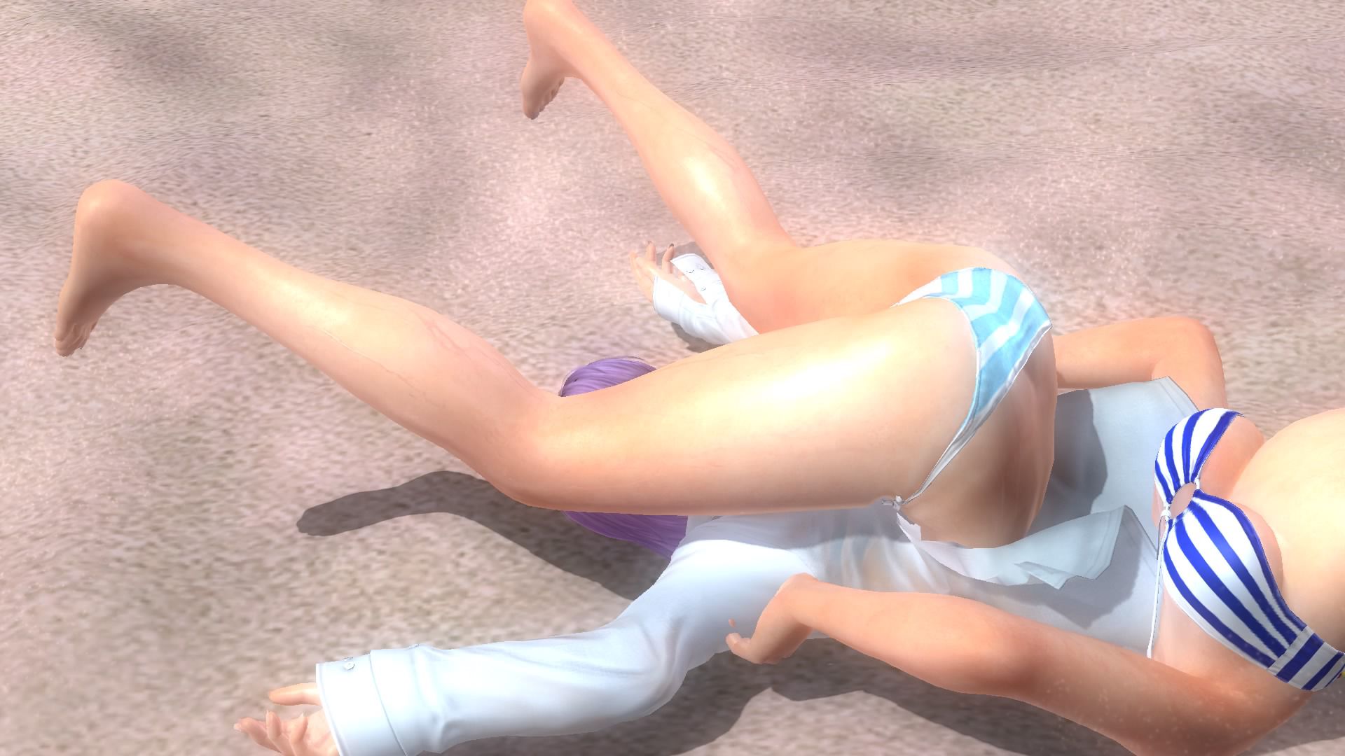 Ayane DOA5LR (lovely summer COS) in bouanndoaroo, Dragon suplex on ryona 33