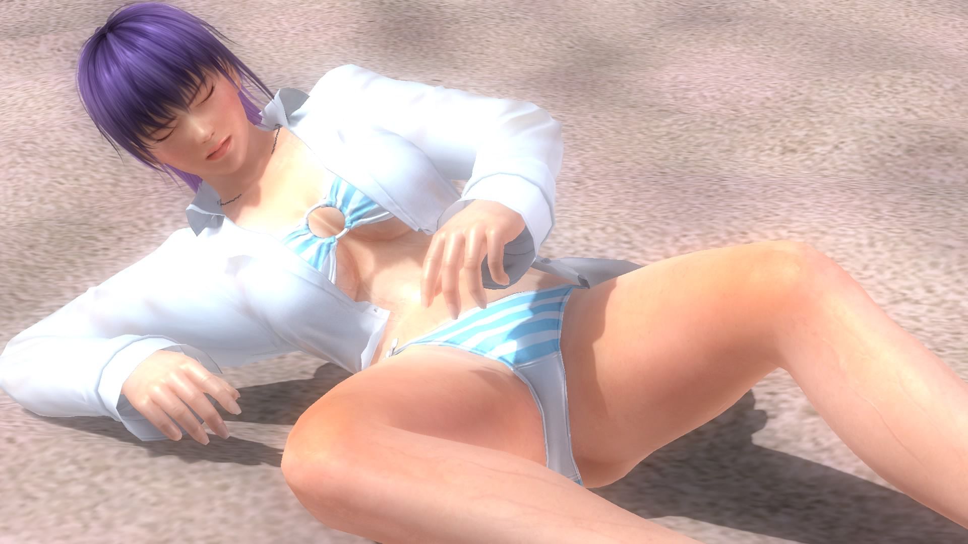 Ayane DOA5LR (lovely summer COS) in bouanndoaroo, Dragon suplex on ryona 36