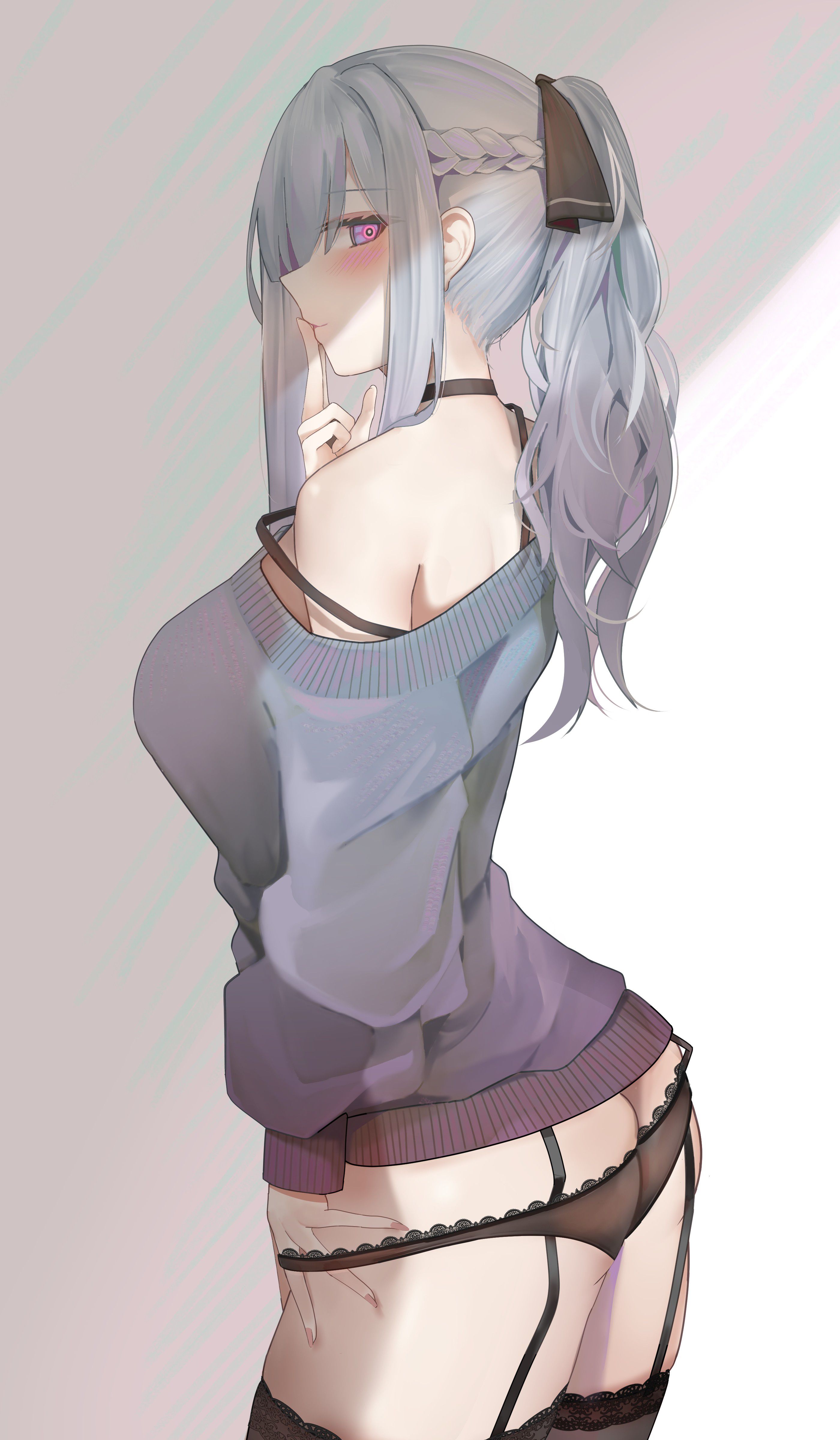 【2nd】Erotic image of a beautiful silver-haired beautiful girl Part 32 20