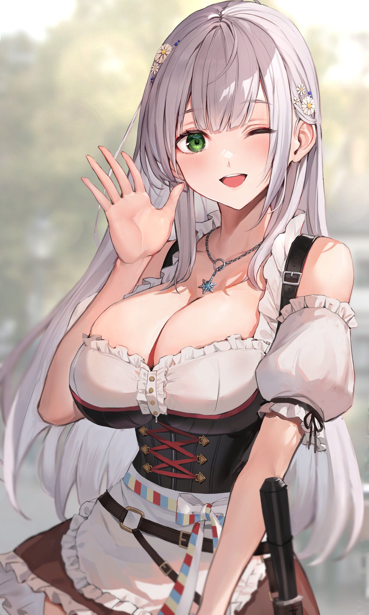 【2nd】Erotic image of a beautiful silver-haired beautiful girl Part 32 3