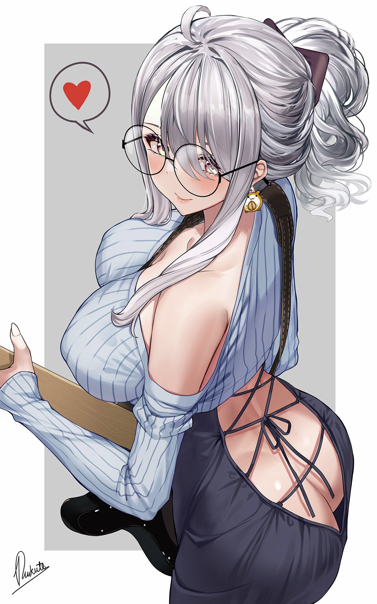【2nd】Erotic image of a beautiful silver-haired beautiful girl Part 32 30