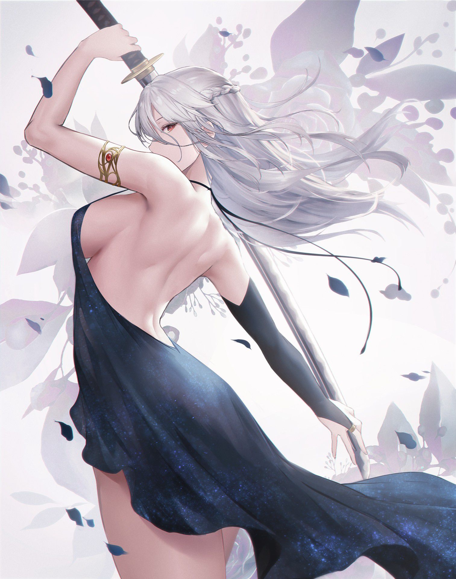 【2nd】Erotic image of a beautiful silver-haired beautiful girl Part 32 32