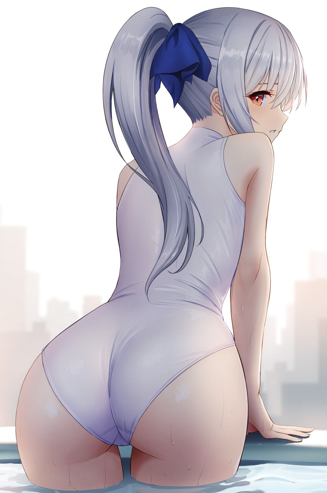 【2nd】Erotic image of a beautiful silver-haired beautiful girl Part 32 8