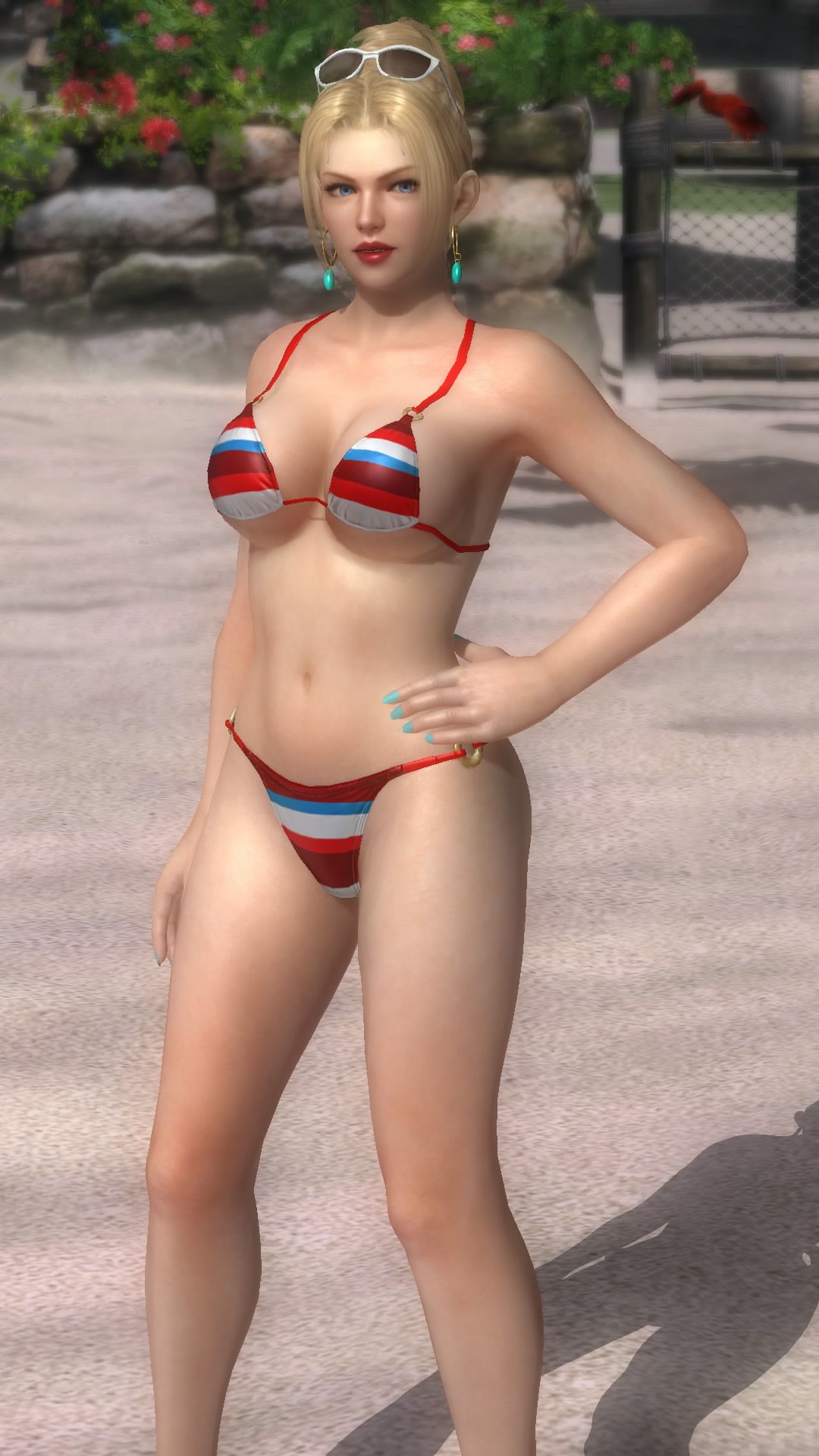 DOA5LR Rachel swimsuit ryona picture pack 1