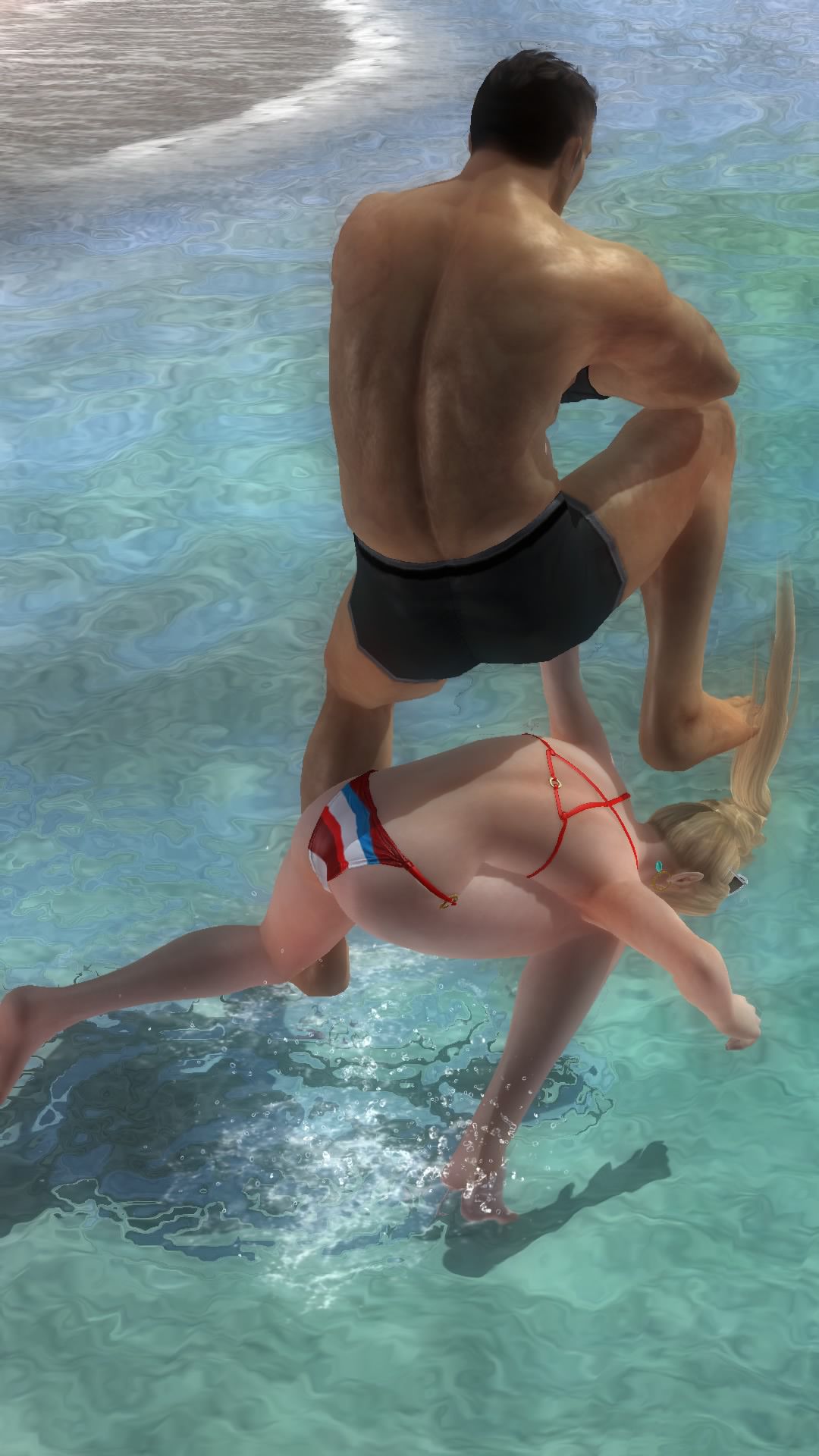 DOA5LR Rachel swimsuit ryona picture pack 2