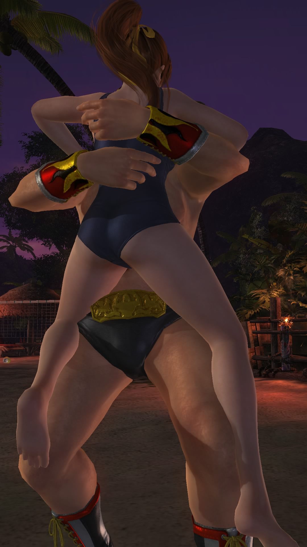 DOA5LR Kasumi swimsuit ryona picture pack 18