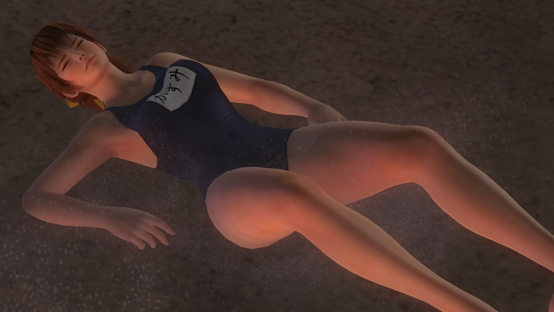 DOA5LR Kasumi swimsuit ryona picture pack 23