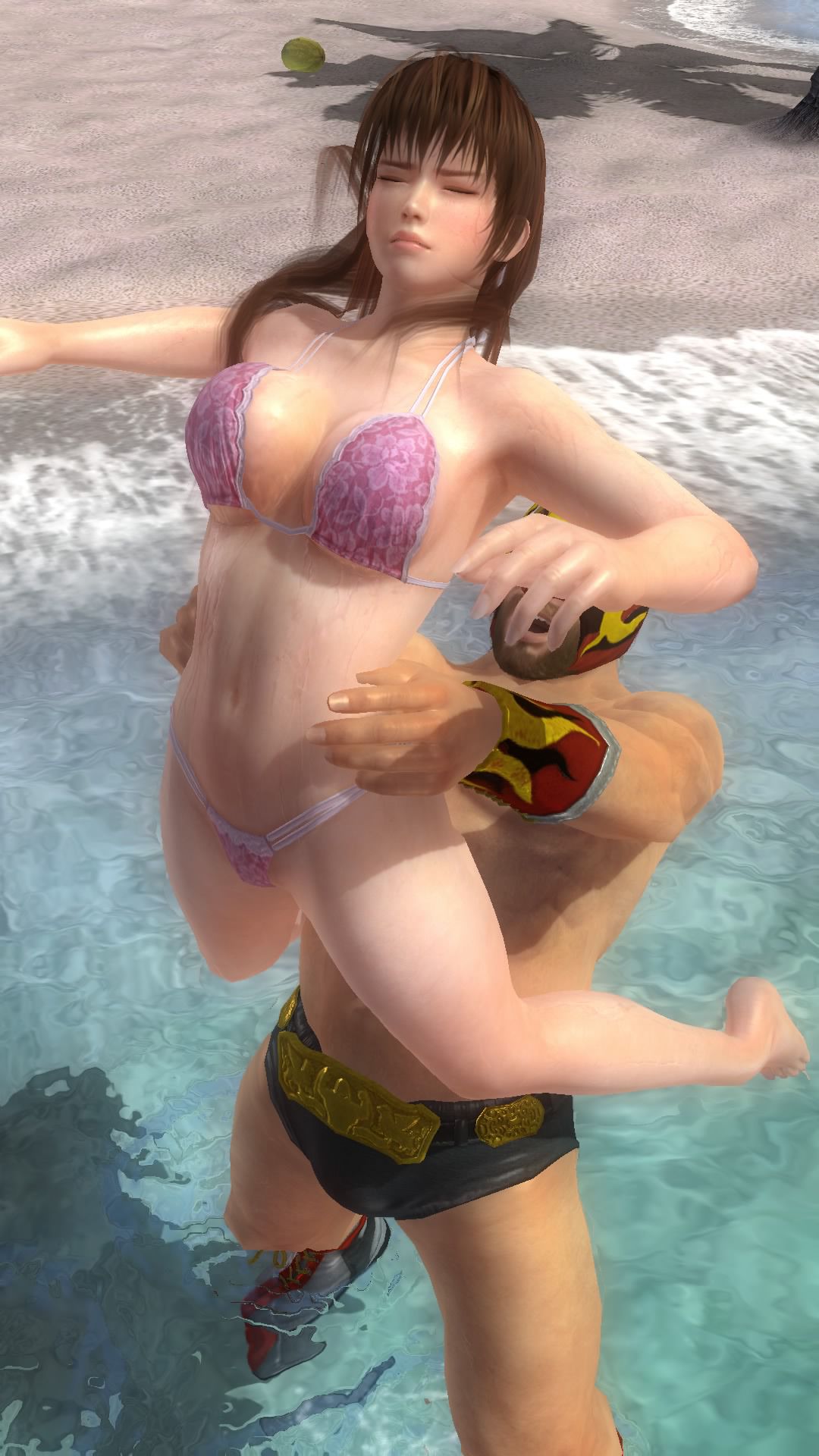 DOA5LR Kasumi swimsuit ryona picture pack 8