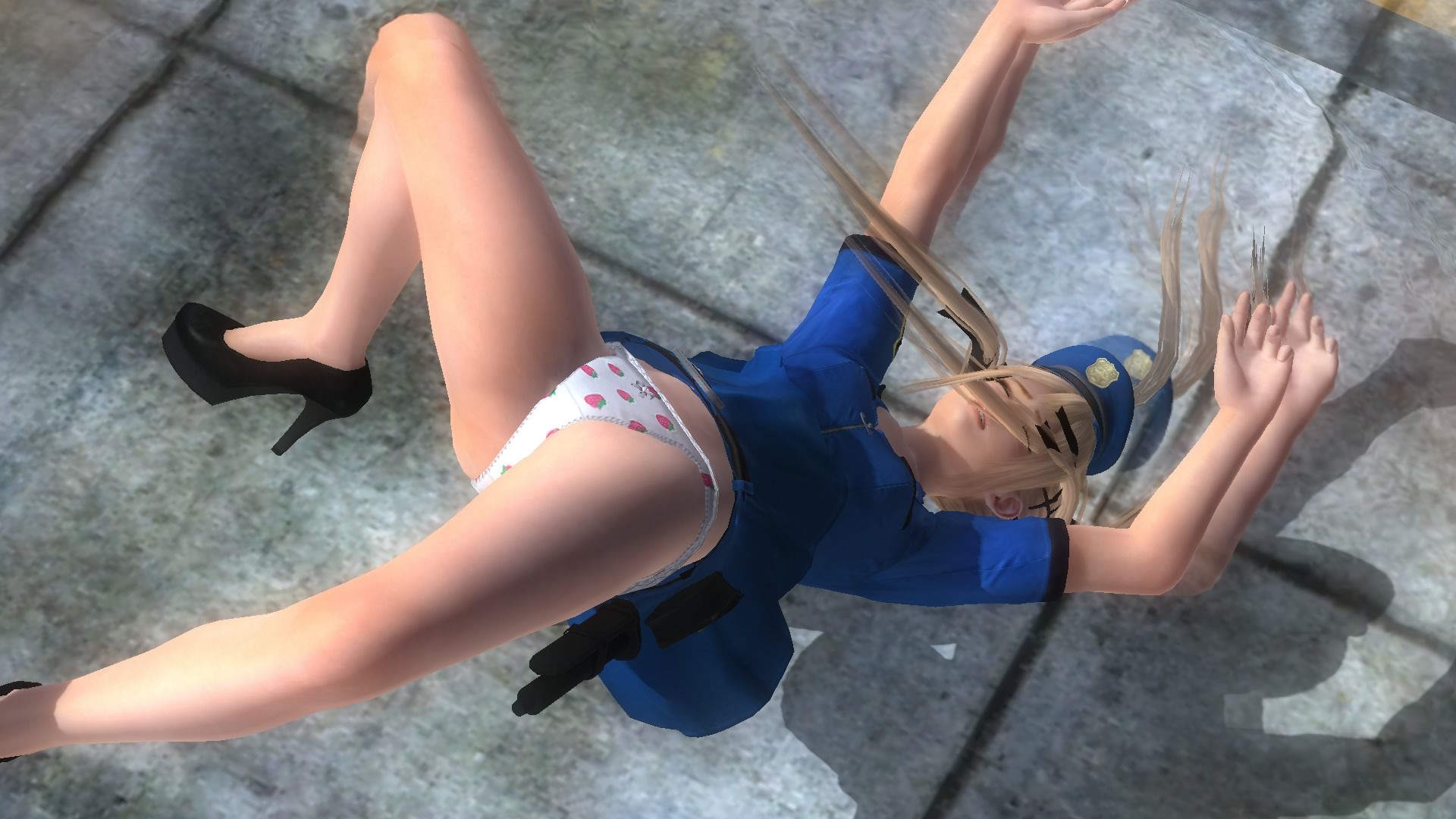 Celebration of the Ichigo pantsu! DOA5LR Marie-Rose-CHAN's cotton pants, gigantic has take a picture! 20