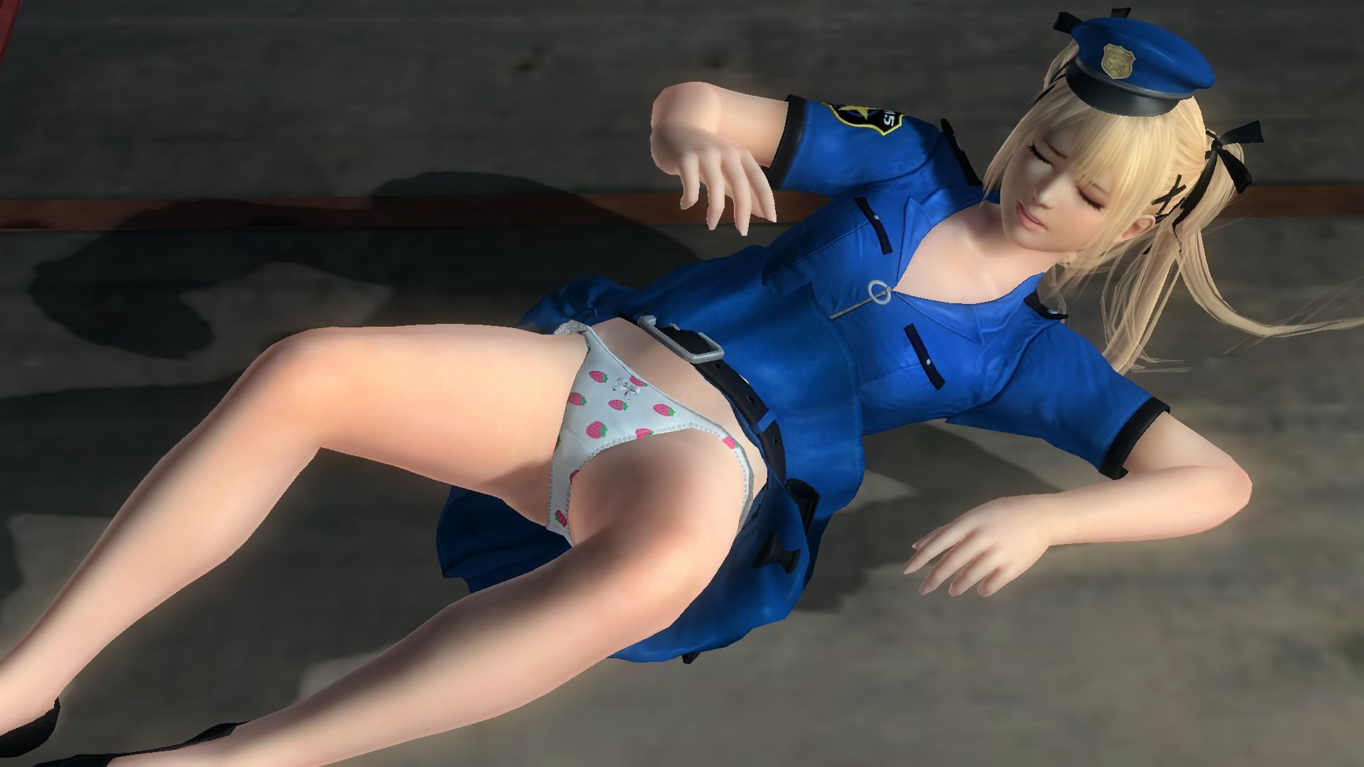 Celebration of the Ichigo pantsu! DOA5LR Marie-Rose-CHAN's cotton pants, gigantic has take a picture! 41