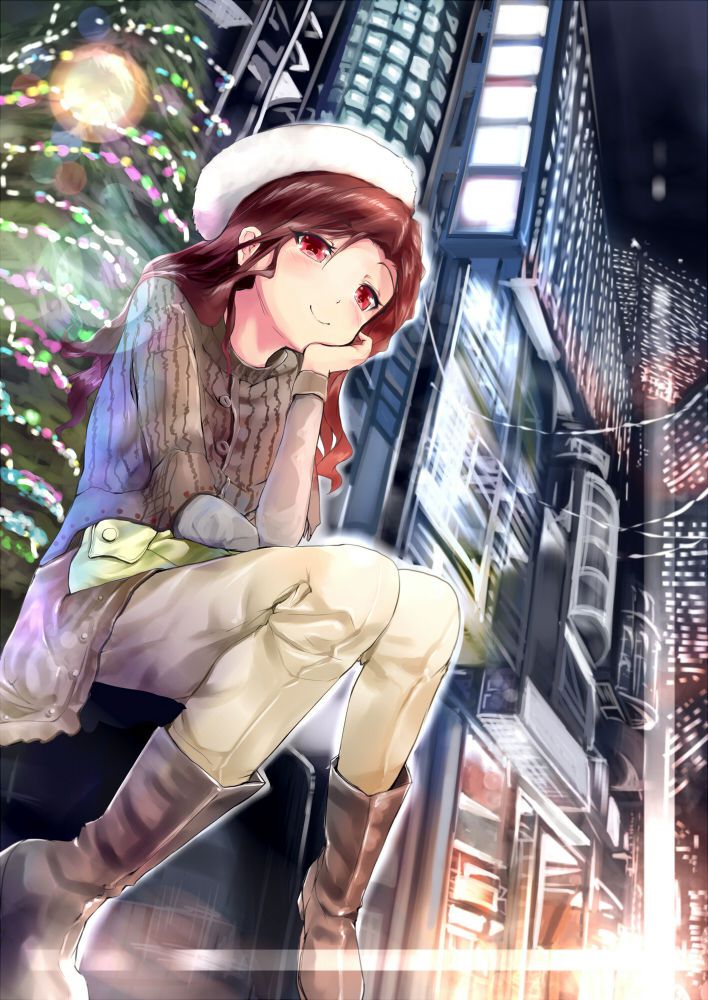 [Christmas] 50 images of girls and Christmas tree 14