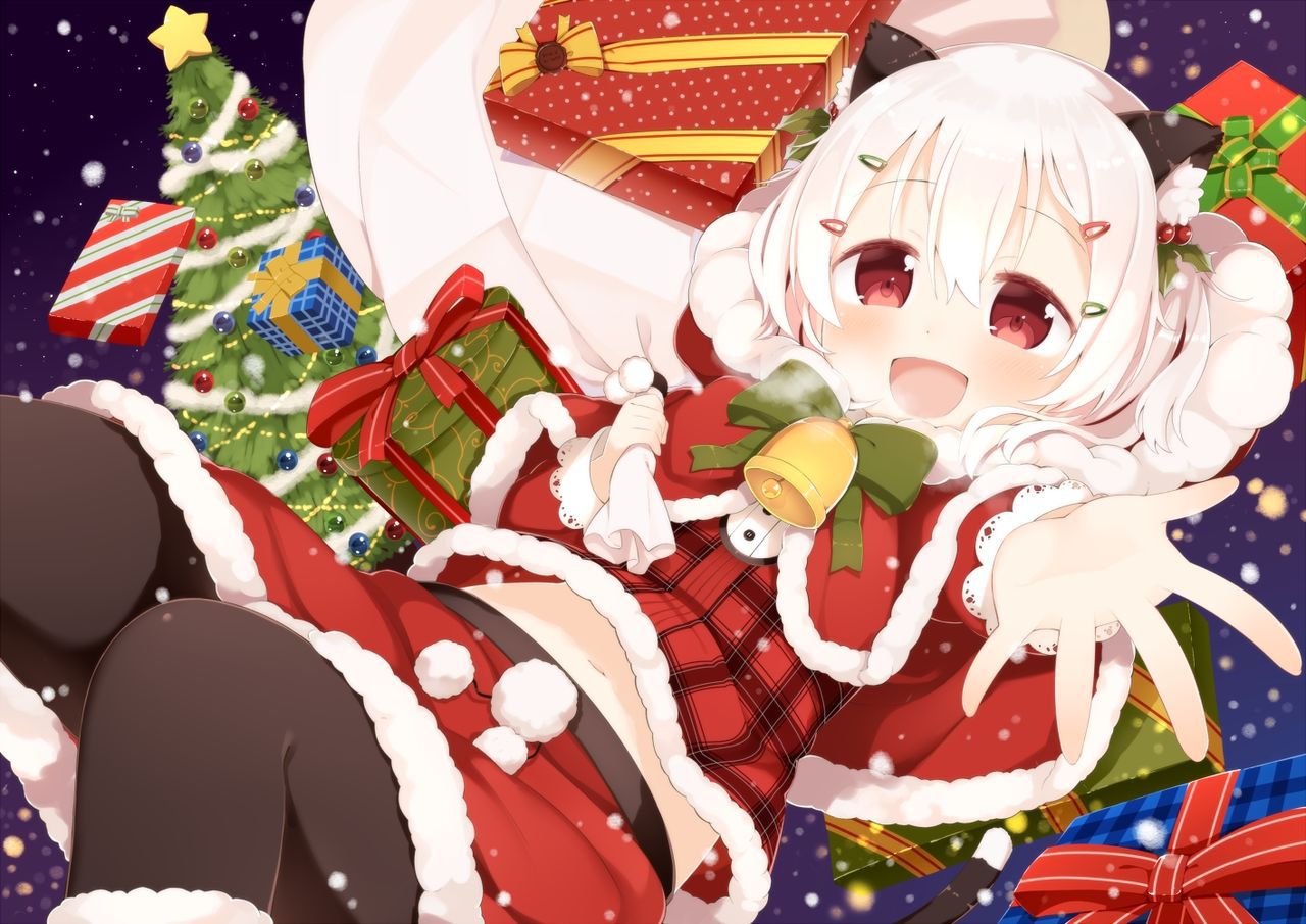 [Christmas] 50 images of girls and Christmas tree 20