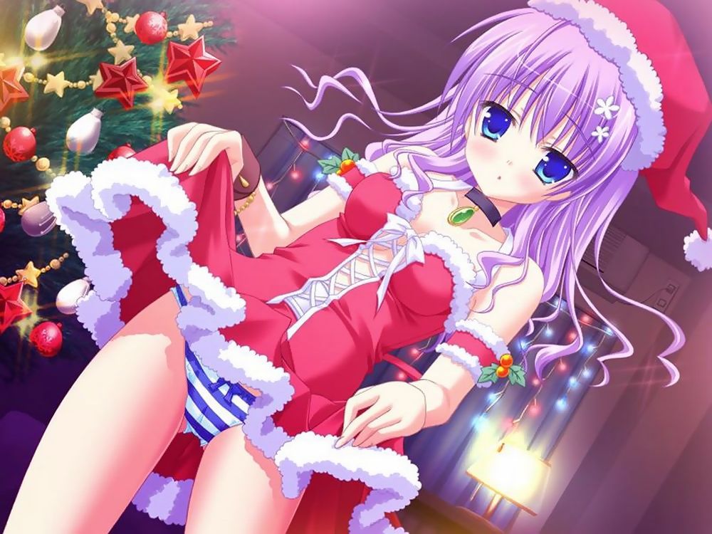 [Christmas] 50 images of girls and Christmas tree 30