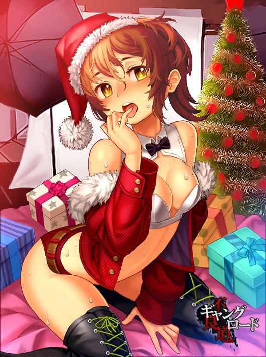 [Christmas] 50 images of girls and Christmas tree 48