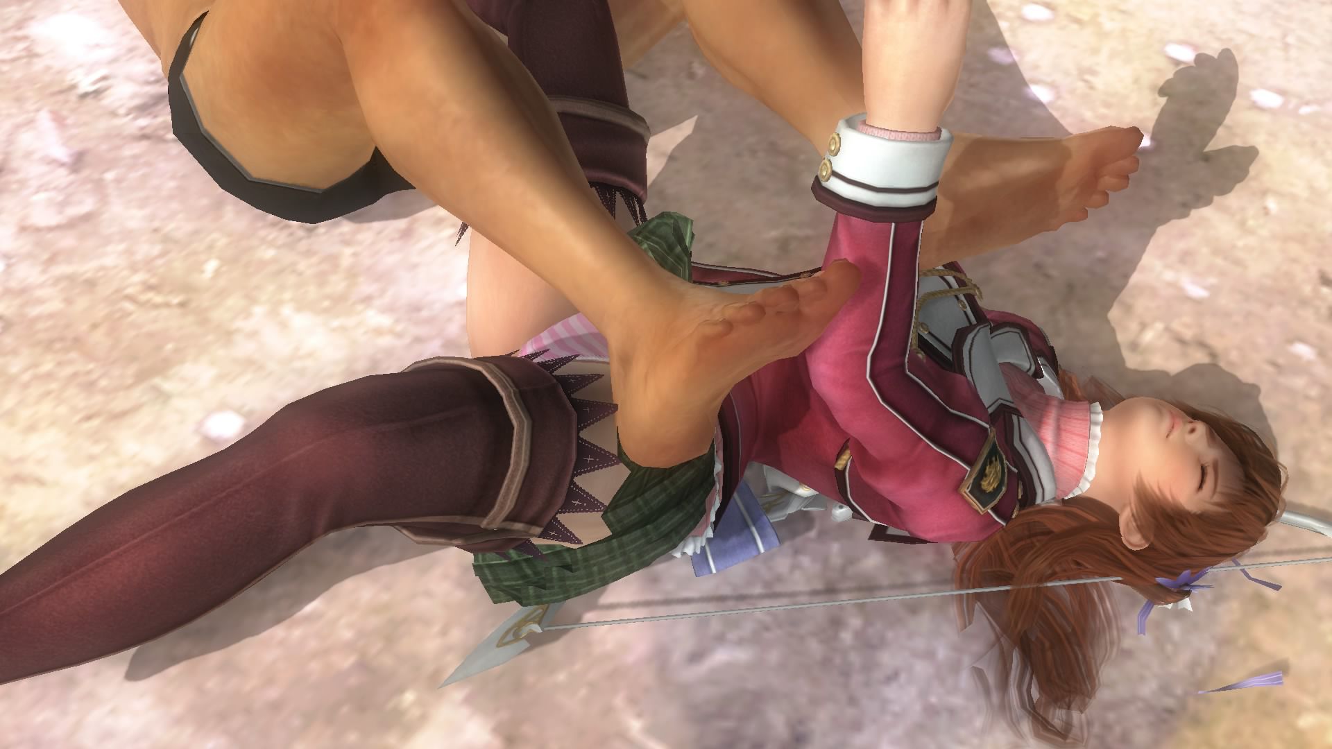 DOA5LR haze (Japan falcomcos) on leg distortion, arms hard congratulations ryona 21