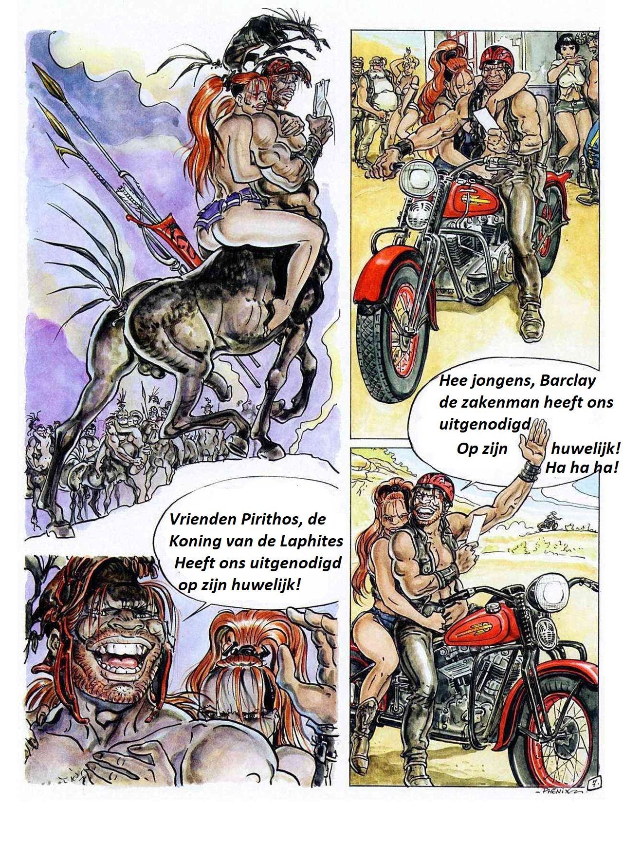 De Centaurs (Dutch) Een erotische strip van Phenix...Nederlandse vertaling 12