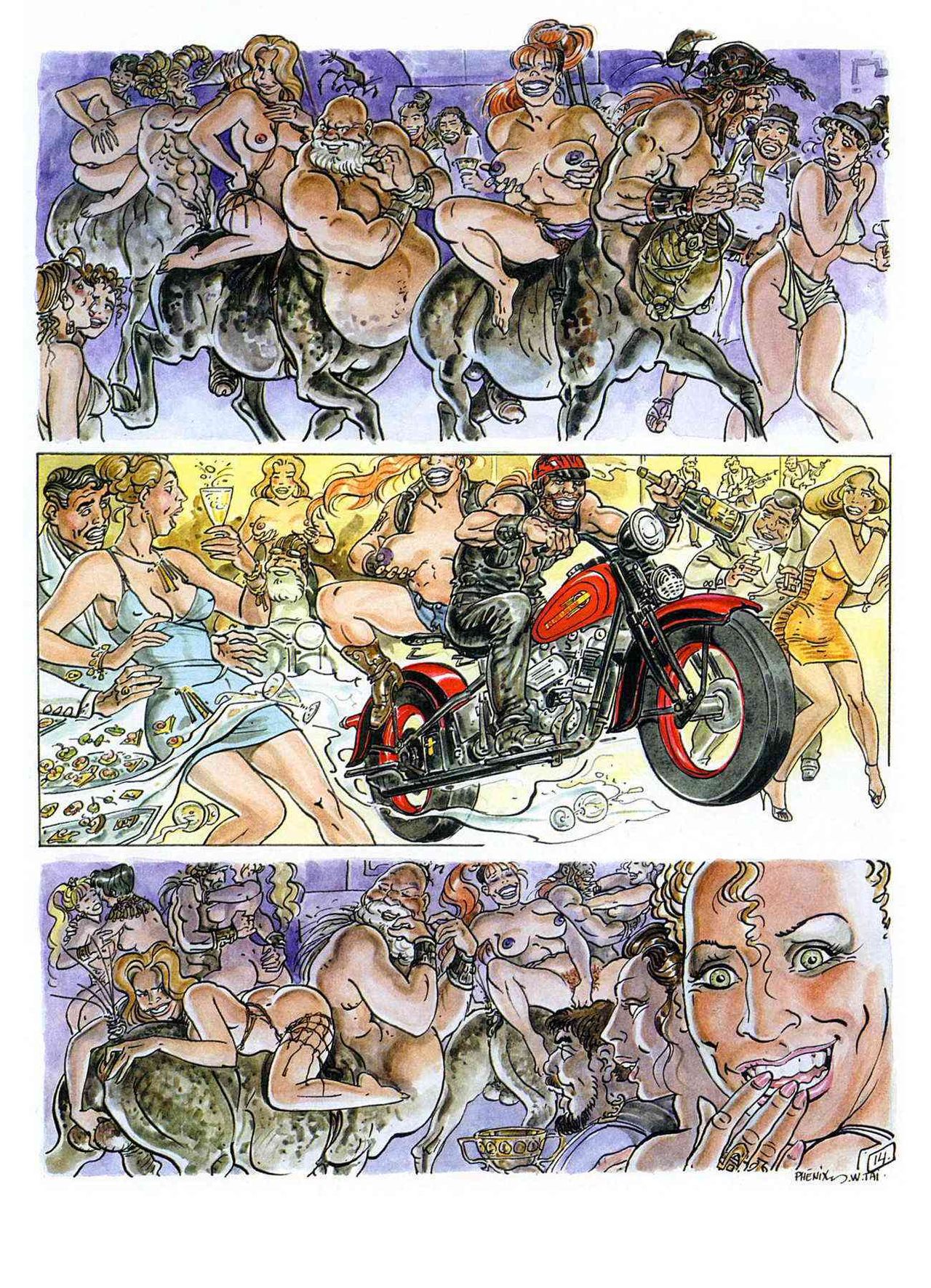 De Centaurs (Dutch) Een erotische strip van Phenix...Nederlandse vertaling 19