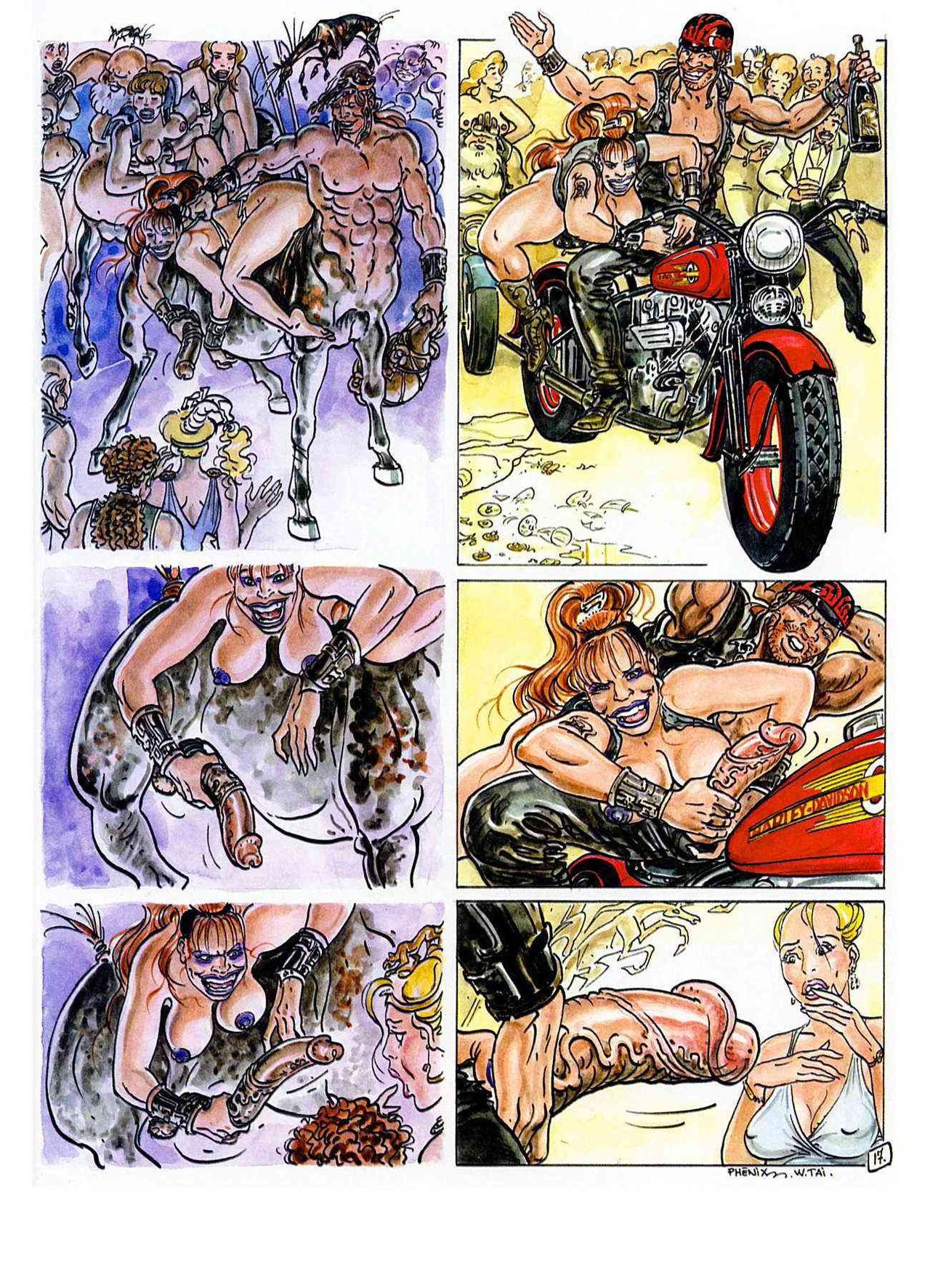 De Centaurs (Dutch) Een erotische strip van Phenix...Nederlandse vertaling 22