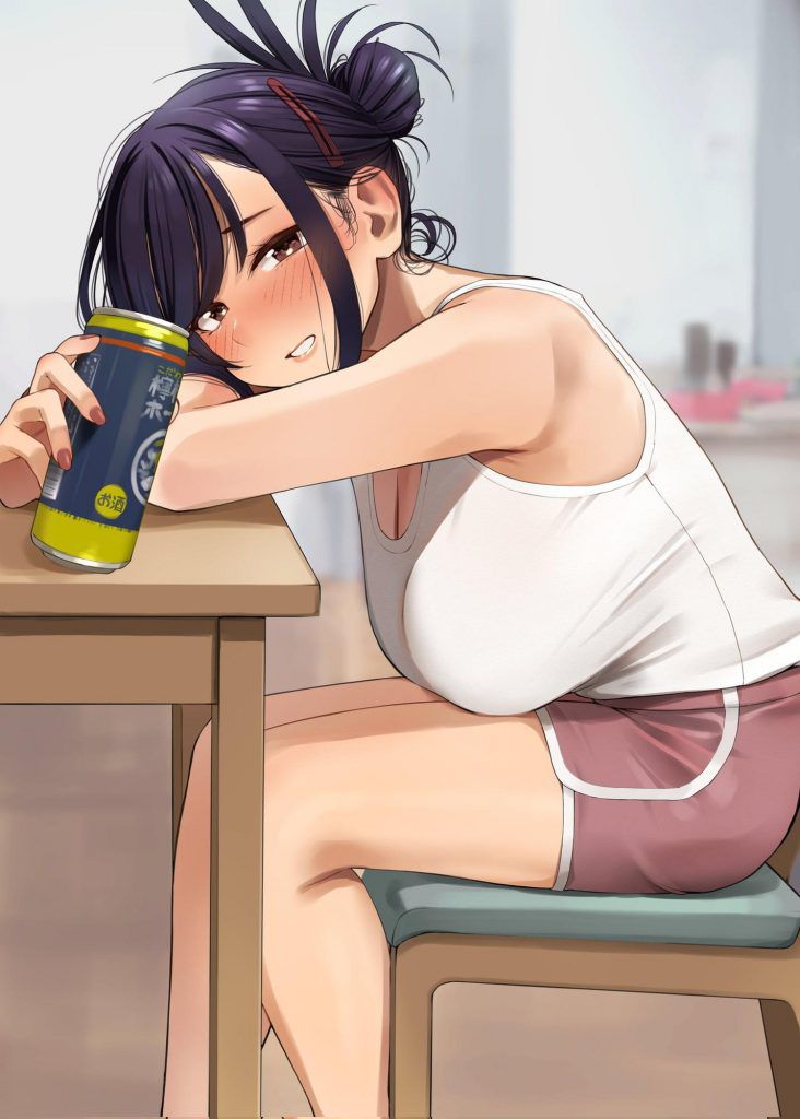 【Secondary】Naughty image of a cute girl with a drunken 5