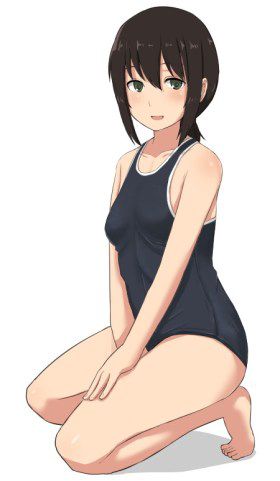 Cute swimsuit hentai picture post! 3