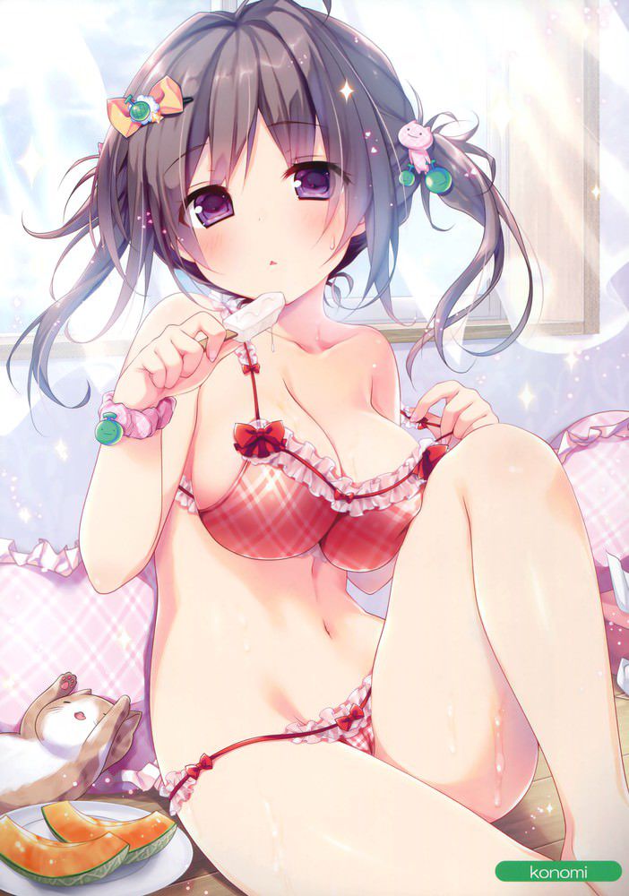Cute swimsuit hentai picture post! 4