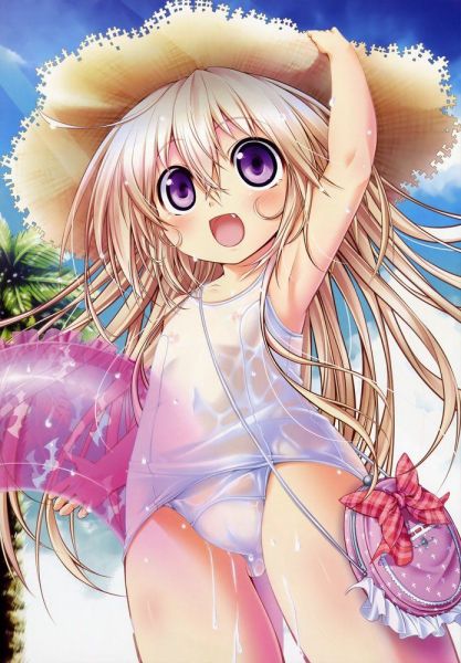 Cute swimsuit hentai picture post! 7