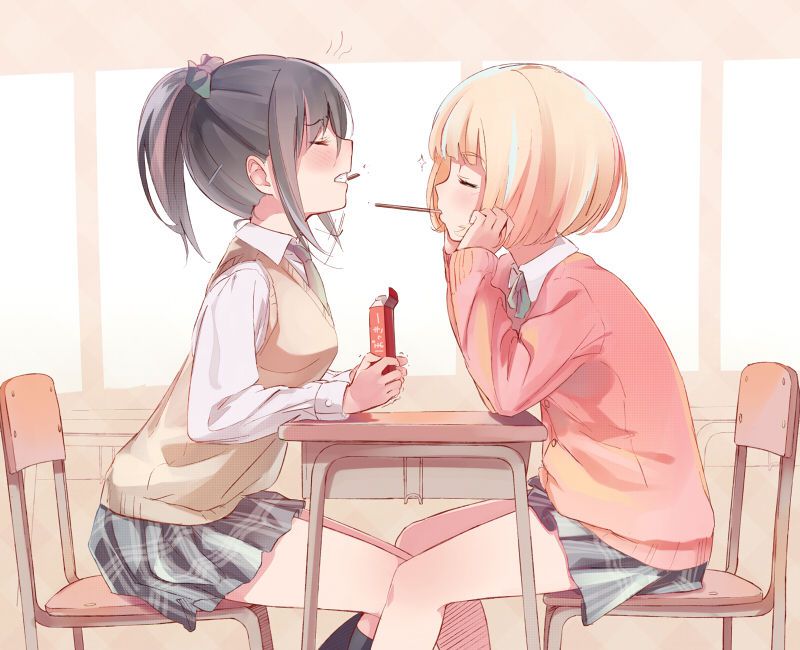 50 images on to Pocky & pretz girls with Pocky game 42