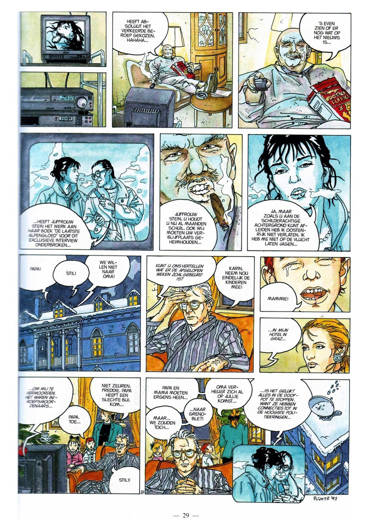 Anna Stein - 03 - De Laatste Alpengloed (Dutch) Engelstalige strips die op deze site staan, hier is de Nederlandse uitgave! 29