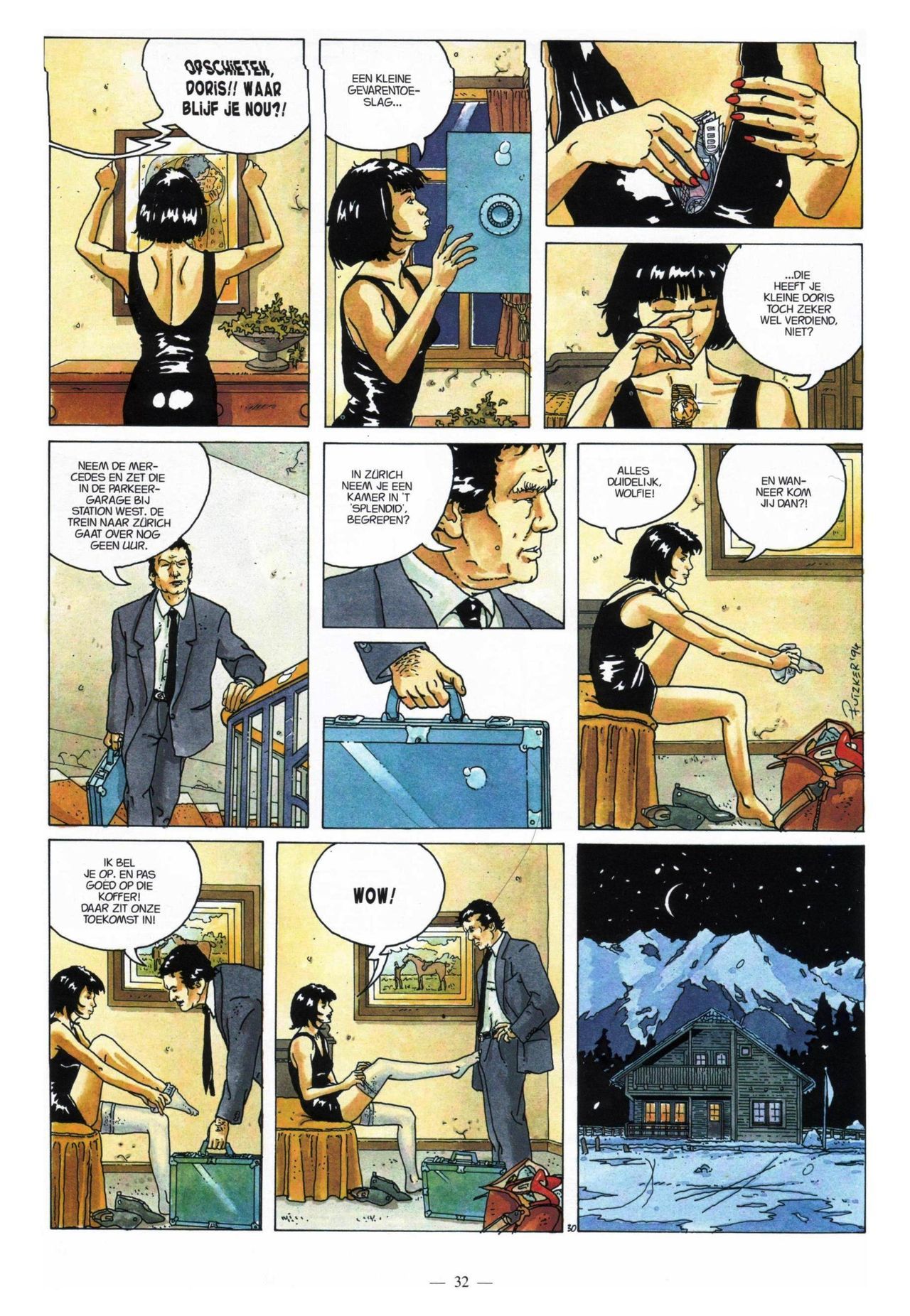 Anna Stein - 03 - De Laatste Alpengloed (Dutch) Engelstalige strips die op deze site staan, hier is de Nederlandse uitgave! 32