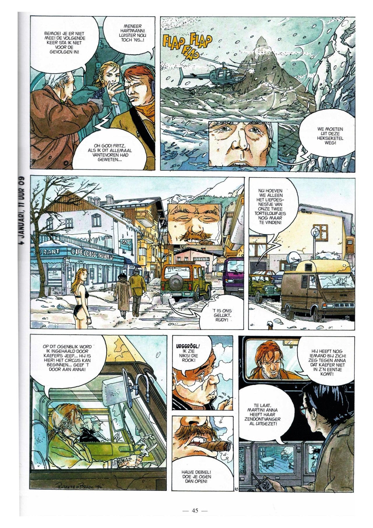 Anna Stein - 03 - De Laatste Alpengloed (Dutch) Engelstalige strips die op deze site staan, hier is de Nederlandse uitgave! 45