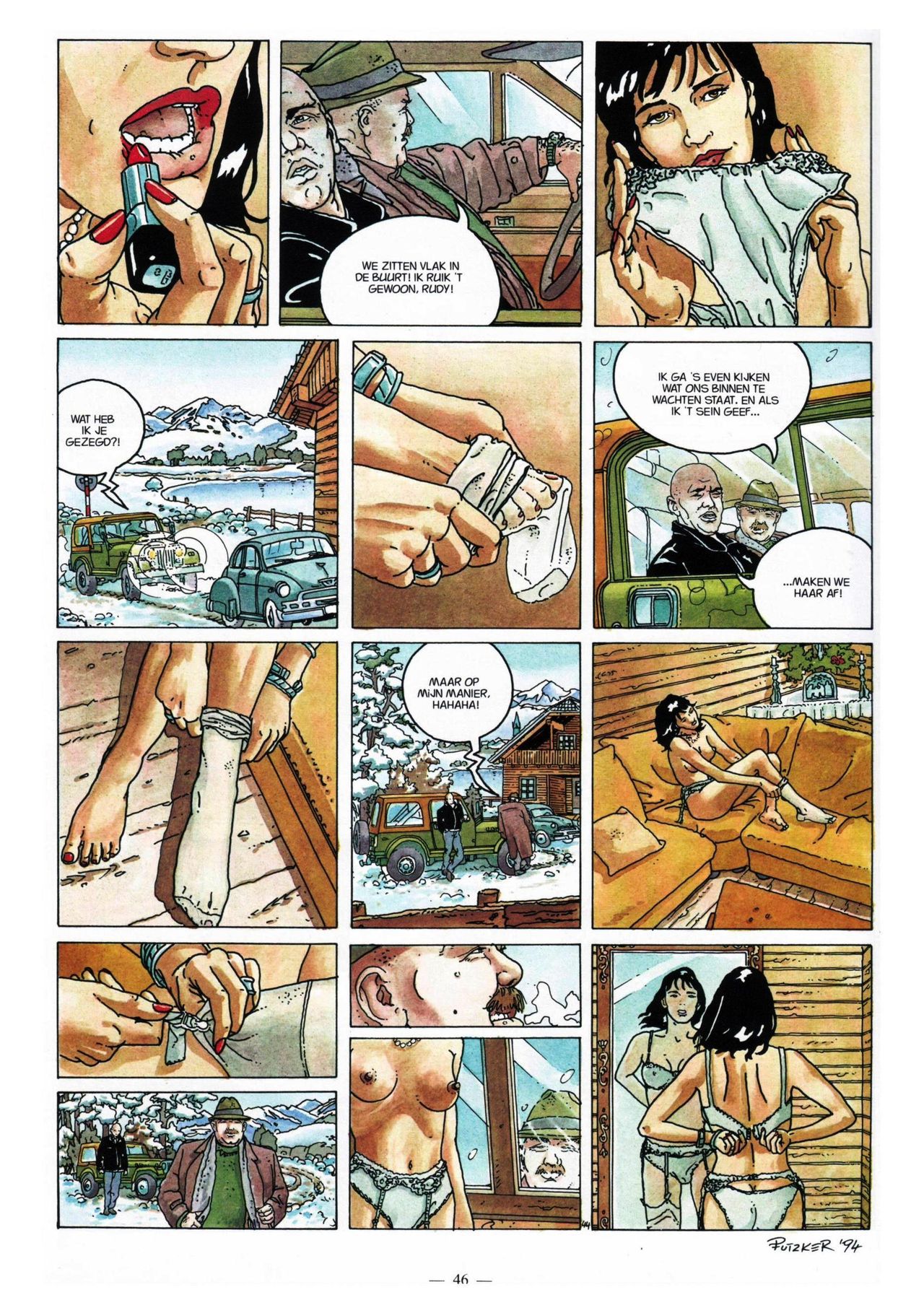 Anna Stein - 03 - De Laatste Alpengloed (Dutch) Engelstalige strips die op deze site staan, hier is de Nederlandse uitgave! 46