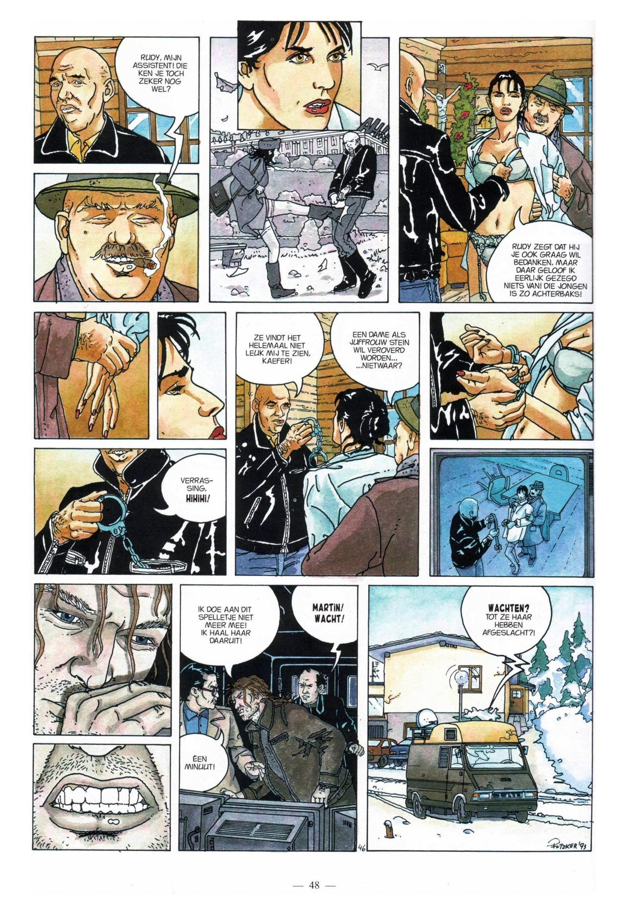 Anna Stein - 03 - De Laatste Alpengloed (Dutch) Engelstalige strips die op deze site staan, hier is de Nederlandse uitgave! 48